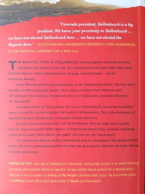 The Stellenbosch Mafia ~ Pieter du Toit