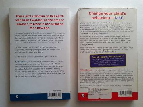 2 books by Dr Kevin Leman