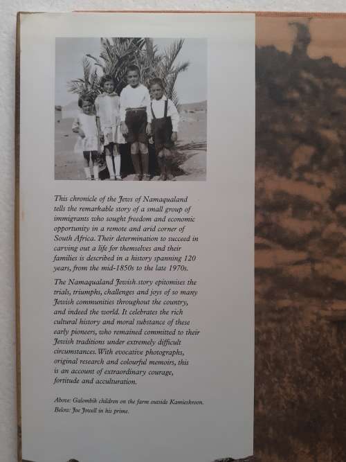 Into Kokerboom Country - Namaqualand`s Jewish Pioneers ~ Jowell / Folb