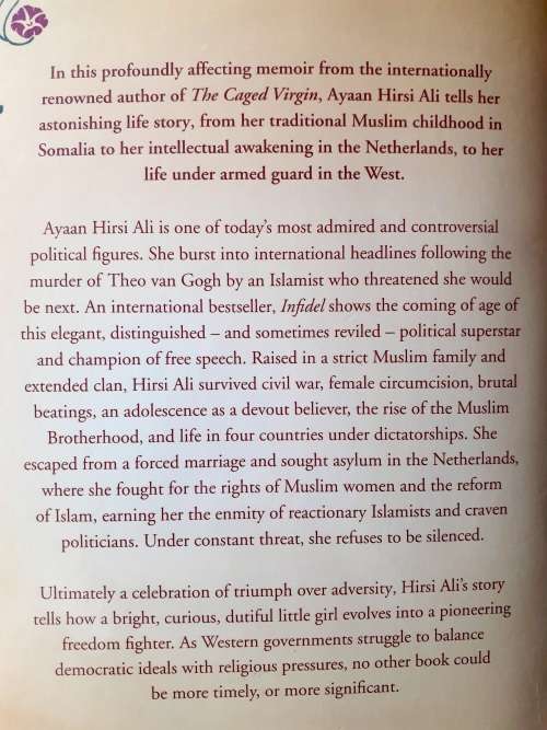 Infidel - My Life ~ Ayaan Hirsi Ali