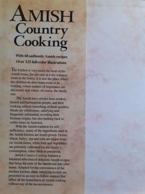 Amish Country Cooking ~ Judith Ferguson