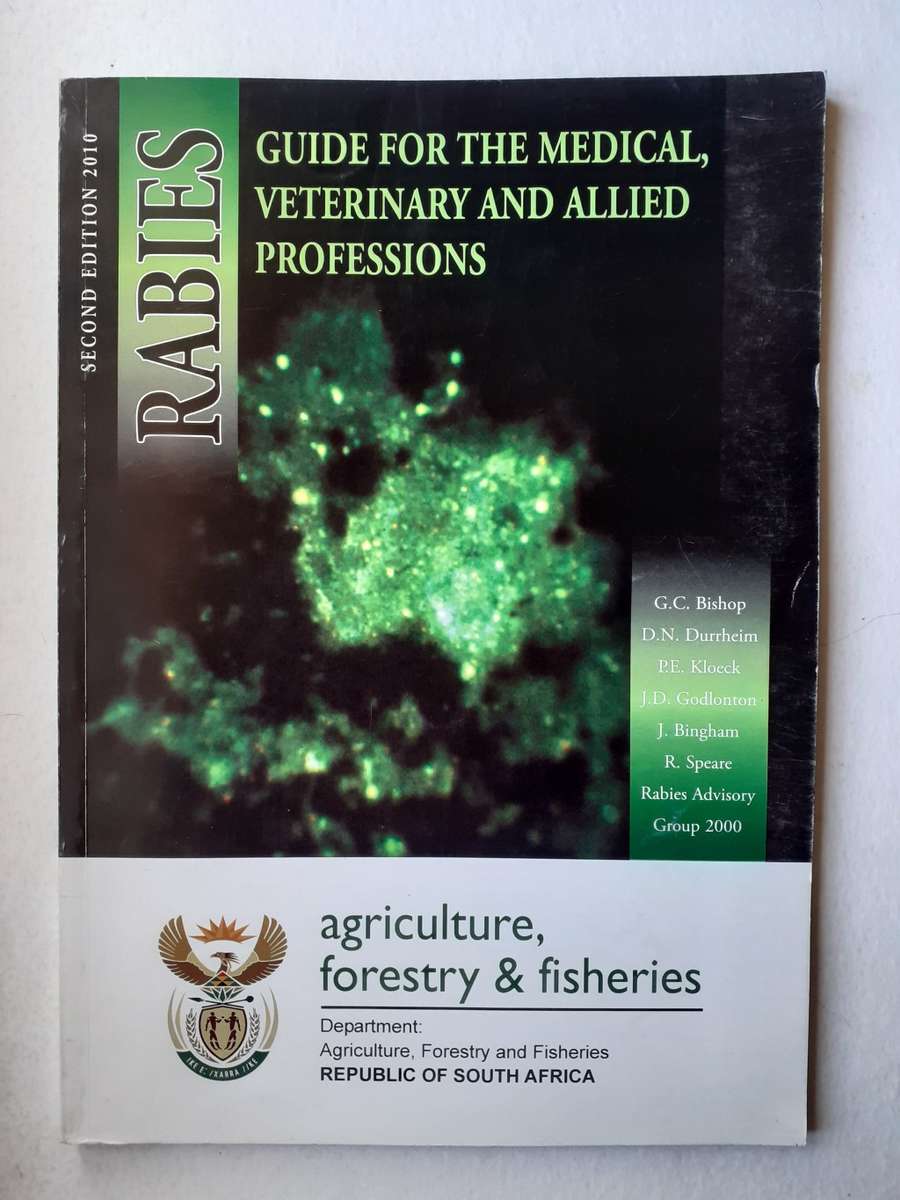 2 Rabies Guide books ~ Dept. of Agriculture Forestry & Fisheries