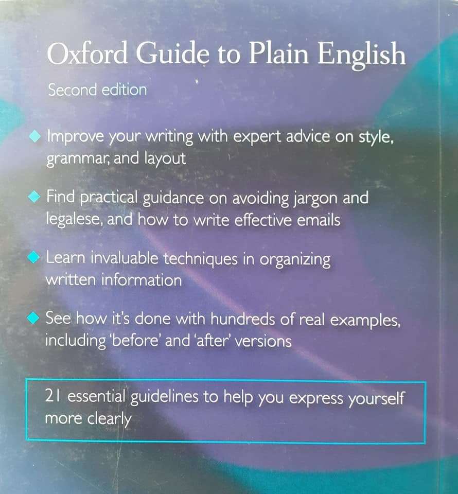 Oxford Guide to Plain English ~ Martin Cutts