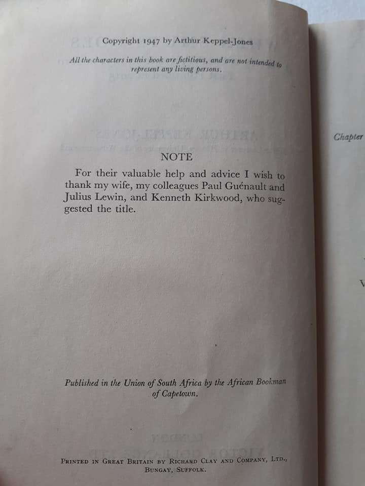 When Smuts Goes ~ Arthur Keppel-Jones