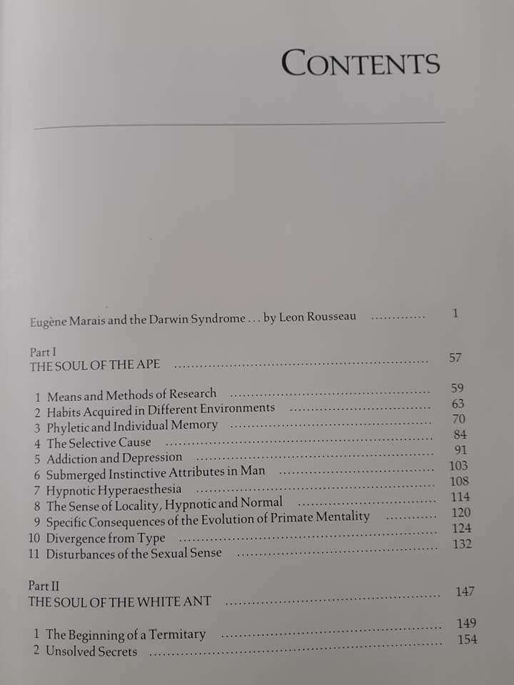 The Soul of the Ape / The Soul of the White Ant ~ Eugene Marais