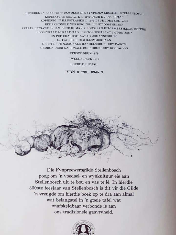 So Eet Ons in Stellenbosch ~ Die Fynproewersgilde