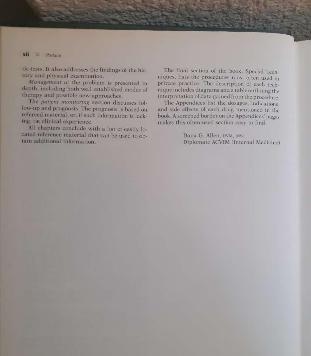 Small Animal Medicine ~ Dana G Allen