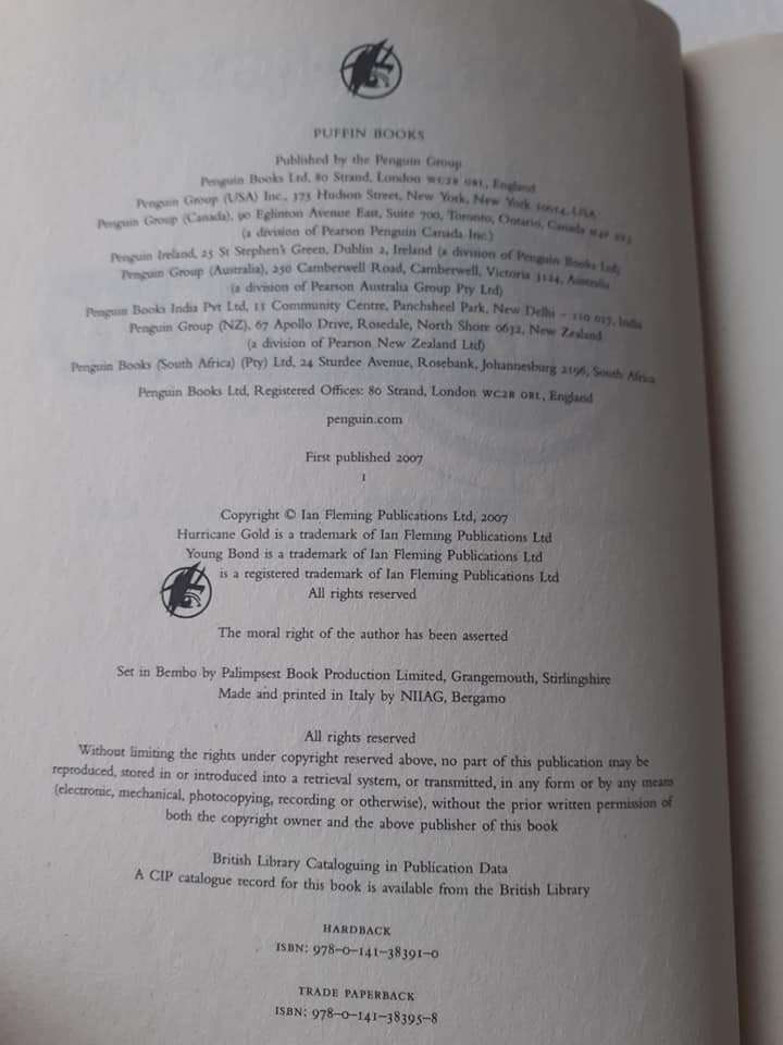 Hurricane Gold ~ Charlie Higson