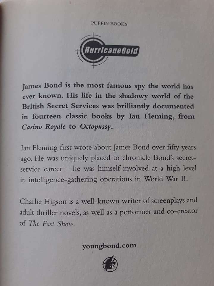 Hurricane Gold ~ Charlie Higson