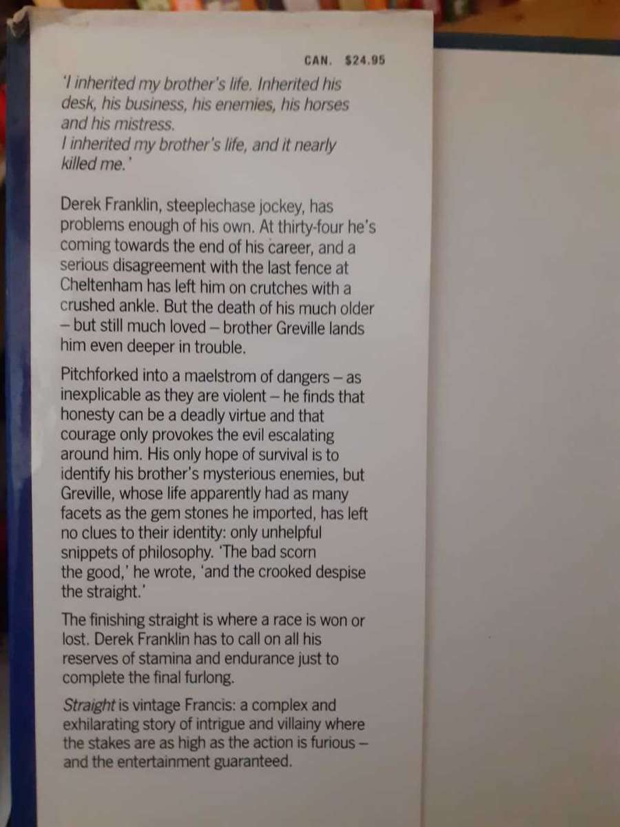 Straight ~ Dick Francis