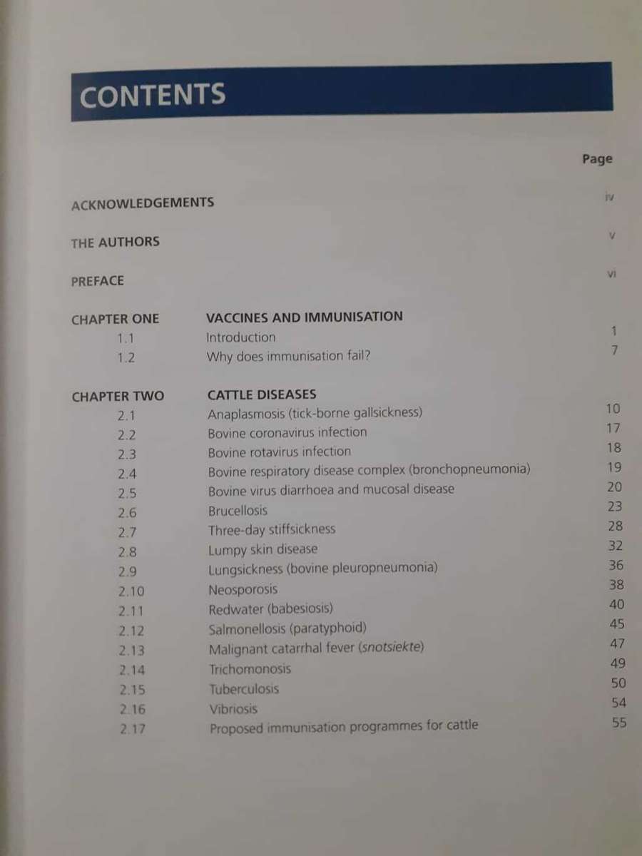 Vaccines and Immunisation of Farm Animals ~ du Preez / Malan