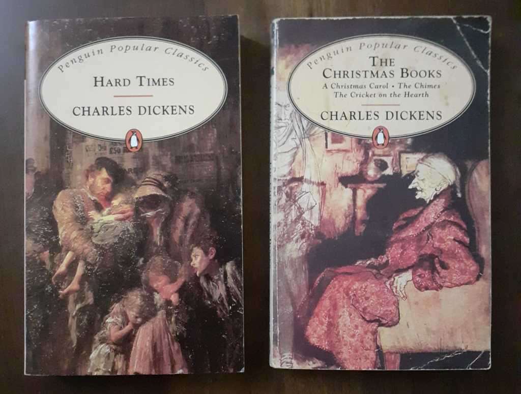 2 Books by Charles Dickens - Hard Times / The Christmas Books