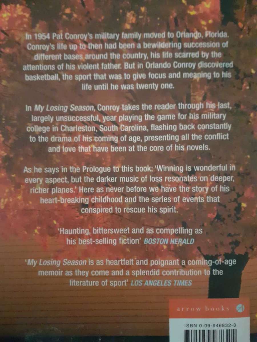 My Losing Season: A Memoir ~ Pat Conroy