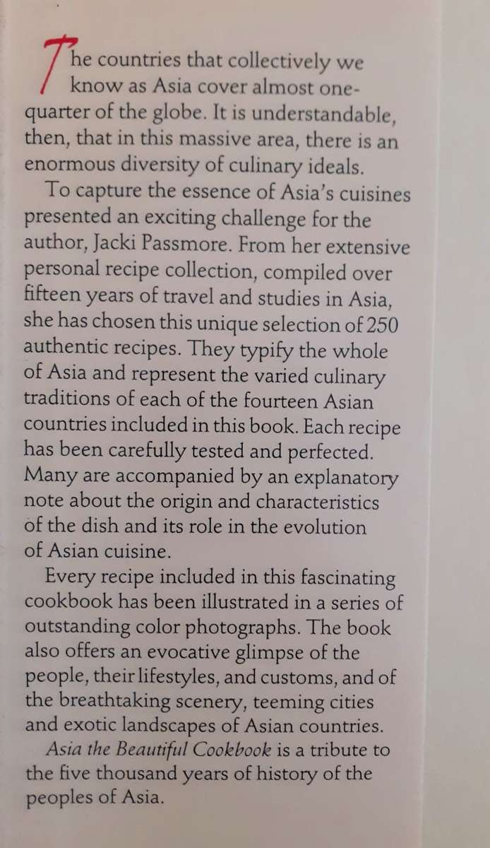 ASIA  The Beautiful Cookbook ~ BLITZ EDITIONS