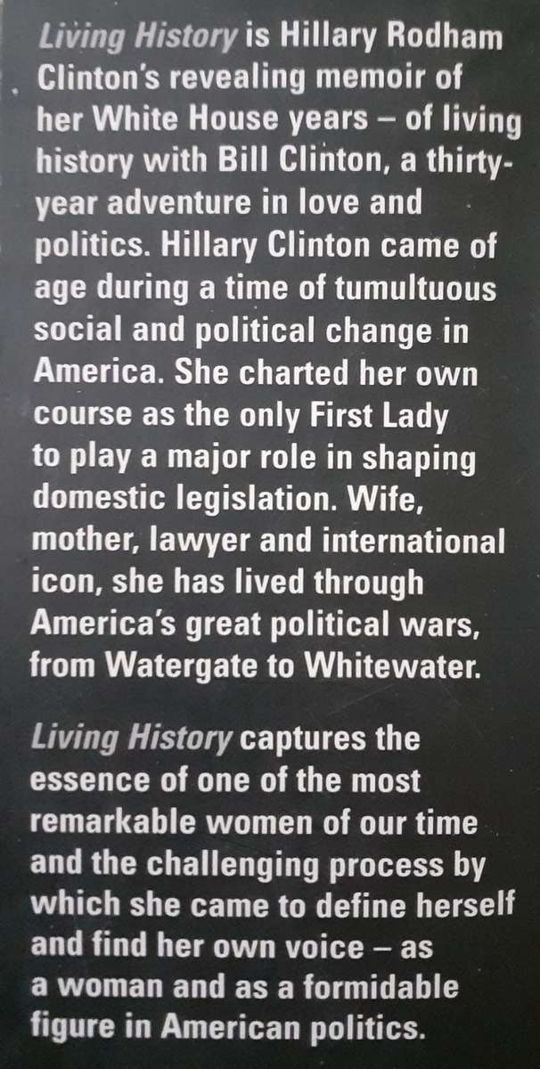 Living History ~ Hillary Rodham Clinton