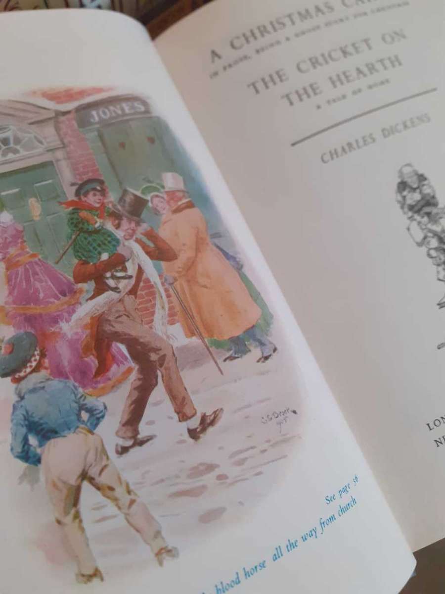 A Christmas Carol / The Cricket on the Hearth ~ Charles Dickens