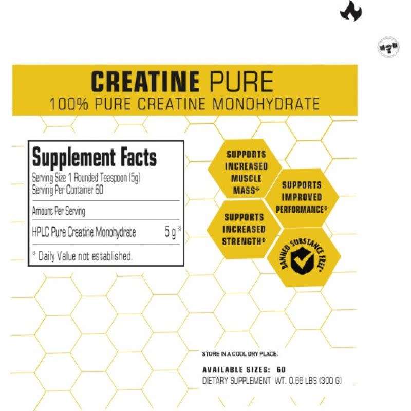 100% Pure Creatine Monohydrate 300g