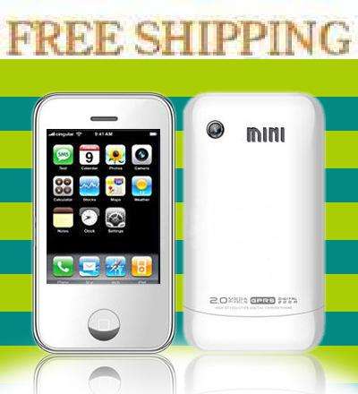 Mini i9 Dual Sim Touch Screen White - ***FREE SHIPPING***