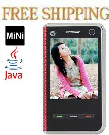 Mini Touch Screen JAVA Mobile Phone - Red - **FREE SHIPPING**