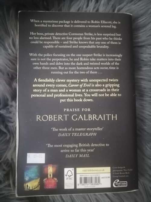 Career of Evil Robert Galbraith