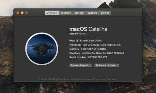 Apple iMac 21.5-Inch (Late 2015)