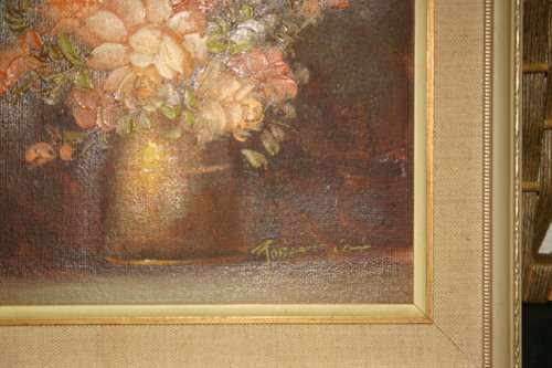 "ROBERT COX" OIL ON BOARD.