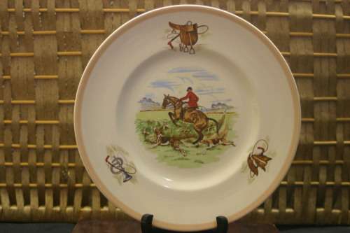 AMBASSADOR WARE ENGLAND, ENGLISH HUNTING SCENES.