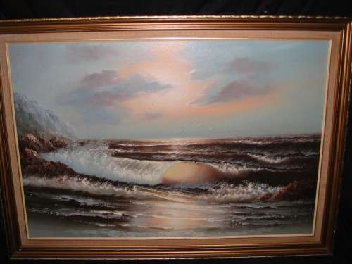 H. GAILEY. LARGE OIL ON BOARD 940 X 640. (SEE BELOW FOR DETAILS)