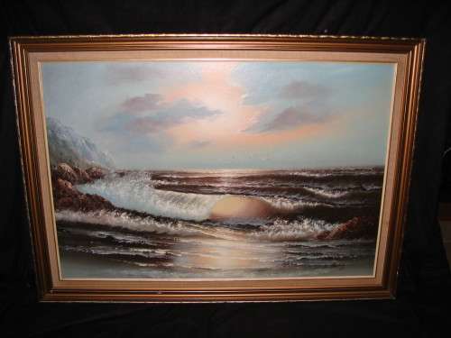 H. GAILEY. LARGE OIL ON BOARD 940 X 640. (SEE BELOW FOR DETAILS)