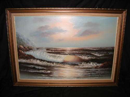 H. GAILEY. LARGE OIL ON BOARD 940 X 640. (SEE BELOW FOR DETAILS)