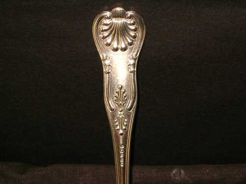 LARGE SIVER SOUP LADLE (SEE BELOW)