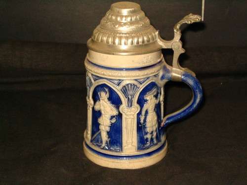 LIDDED BEER STEIN./ MUG
