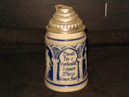 LIDDED BEER STEIN./ MUG