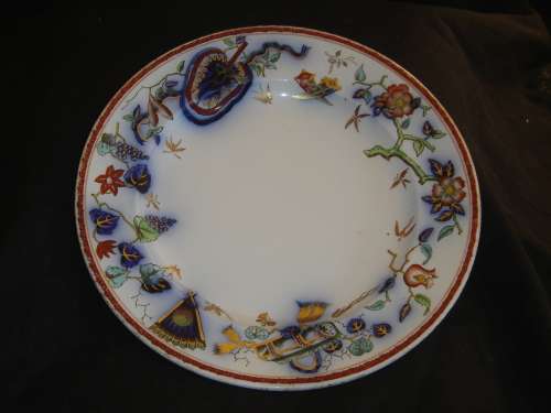 ANTIQUE GEORGE JONES PLATE DIAMETER 23 CM