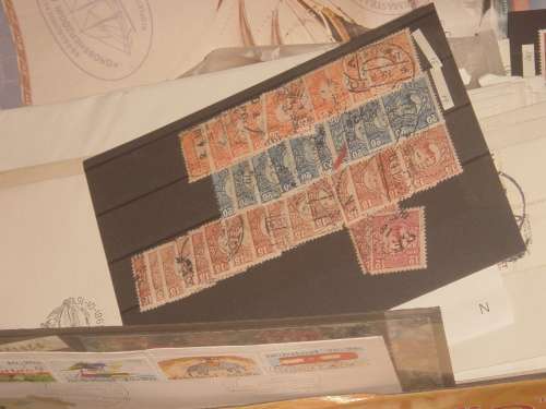 BOX OF STAMPS.& COVERS