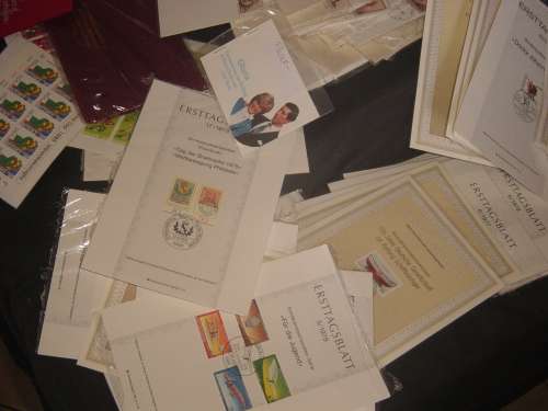 BOX OF STAMPS.& COVERS