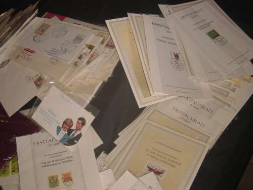 BOX OF STAMPS.& COVERS