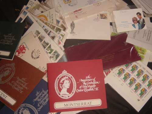 BOX OF STAMPS.& COVERS
