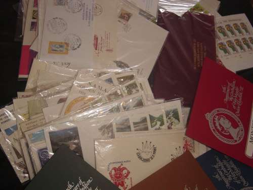 BOX OF STAMPS.& COVERS