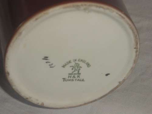 H & K TUNSTALL VASE.