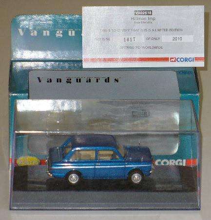 Vanguards Hillman Imp Blue Metallic