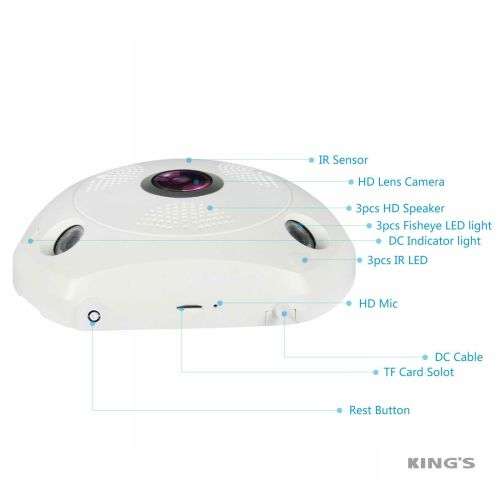 INTELLIGENT 360° PANORAMIC INDOOR HD CAMERA