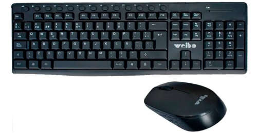 2.4Ghz Wireless Weibo-8012 Keyboard and Mouse Set