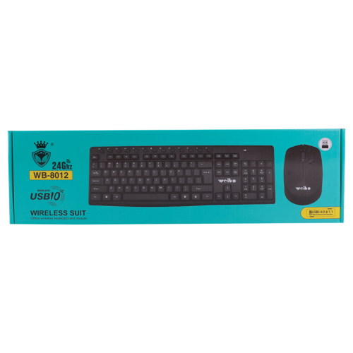 2.4Ghz Wireless Weibo-8012 Keyboard and Mouse Set