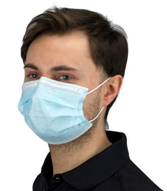 3 Ply Disposable Face Masks 500`s (Box of 50`s x 10)