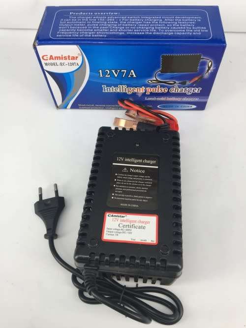 Intelligent pulse charger 12V7A