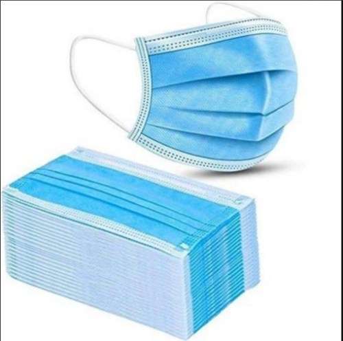 3 Ply Disposable Face Masks 500`s (Box of 50`s x 10)