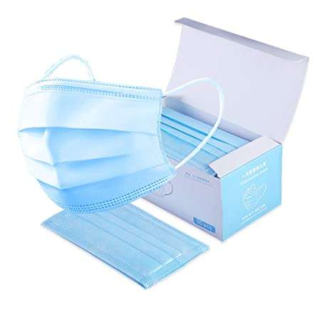 3 Ply Disposable Face Masks 500`s (Box of 50`s x 10)