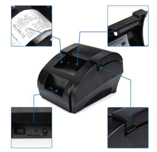 58mm USB POS Receipt Label Thermal Printer