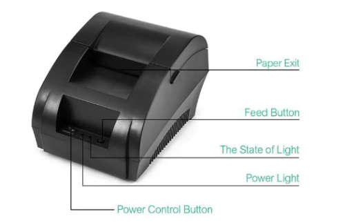 58mm USB POS Receipt Label Thermal Printer